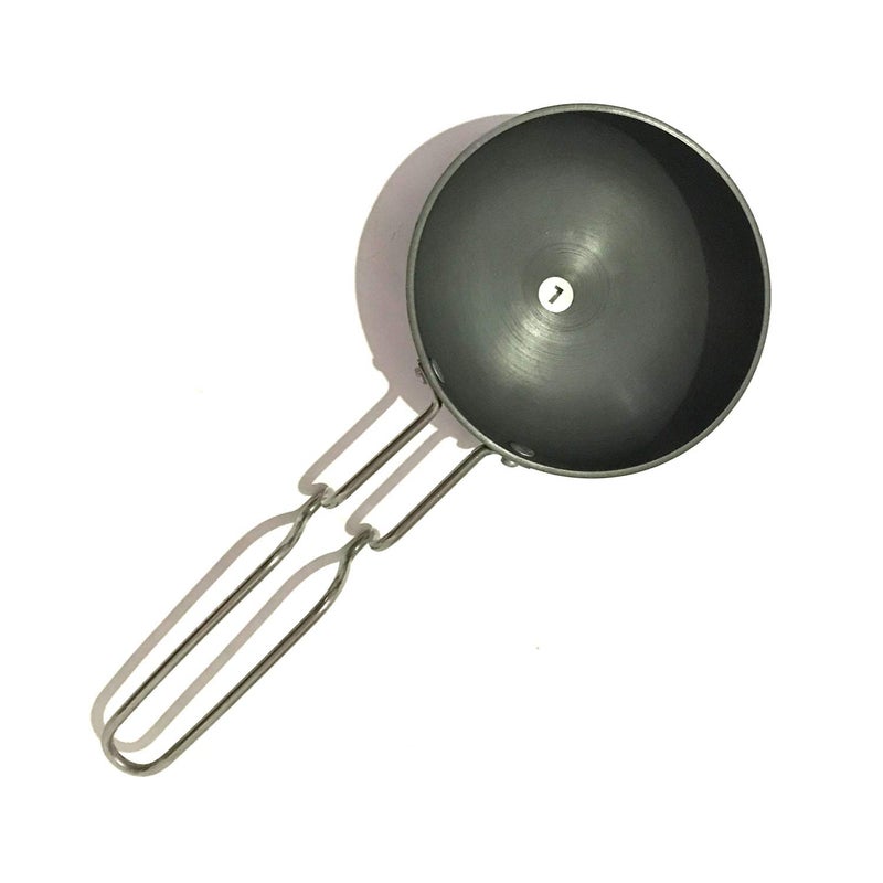 GD G&D GD Tadka Pan Aluminum Non Stick Large Chowka Pan Kadai Vagariya for Cooking Hotel Home Restaurant Spice Heating - Image 2